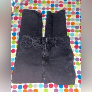 Old navy sky-high straight jeans